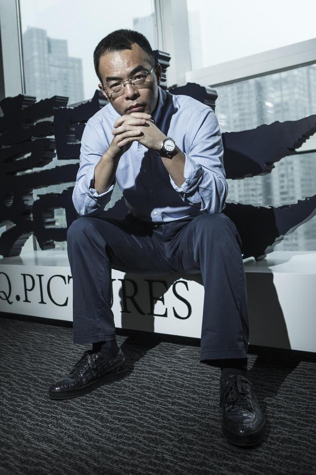 嘉映影业董事长覃宏(王琳/摄影)