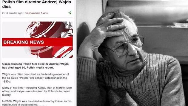 《卡廷惨案》导演安德烈·瓦依达离世 享年90岁