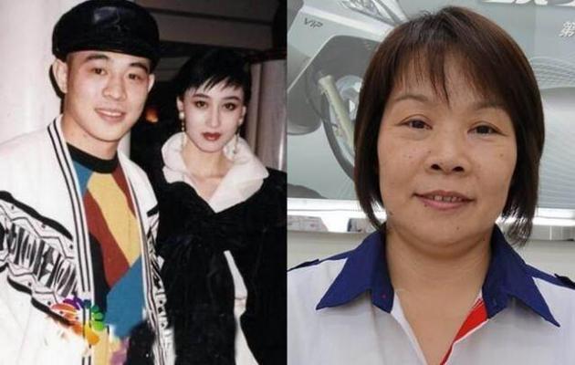 李连杰后来转爱“亚姐冠军”智利(左),黄秋燕(右)则留在美国生活,多年过去她已风华不再