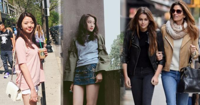 陈奕迅12岁女儿腿长1米8！ 星二代都是"筷子精"