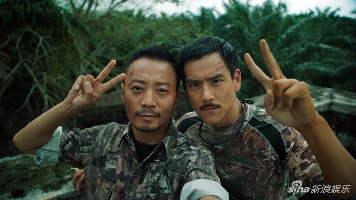 《湄公河行动》张涵予、彭于晏剧照。