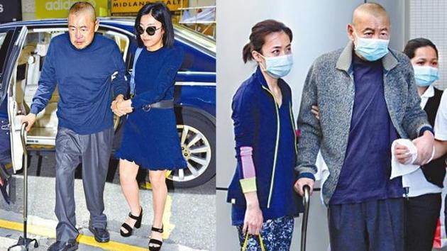 刘銮雄挂尿袋再入院 甘比寸步不离渐消瘦|刘銮雄|甘比|入院_新浪娱乐_新浪网