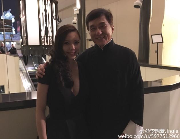 王力宏妻子李靓蕾与成龙