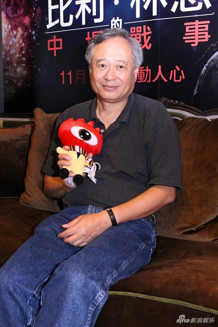 李安在台北对话新浪娱乐。(摄影:林怡妘)