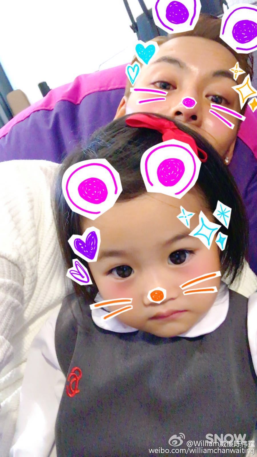 陈伟霆与小侄女