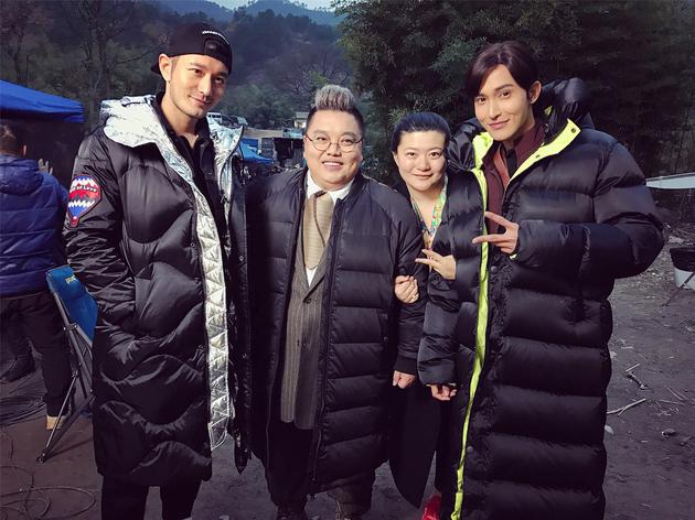 黄晓明探班林世杰1