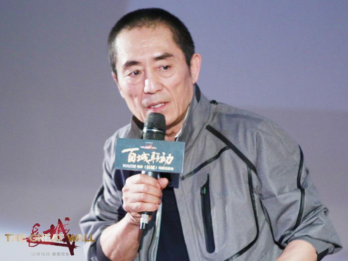 张艺谋在《长城》片场(资料图片)