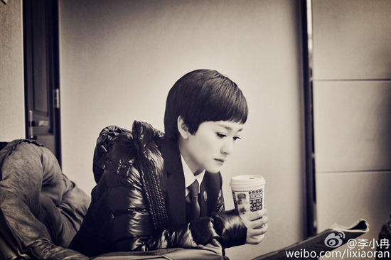 李小冉微博萌照