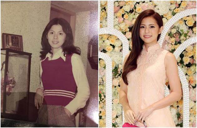 任妈晒年轻美照,众人惊呼和任容萱长一样