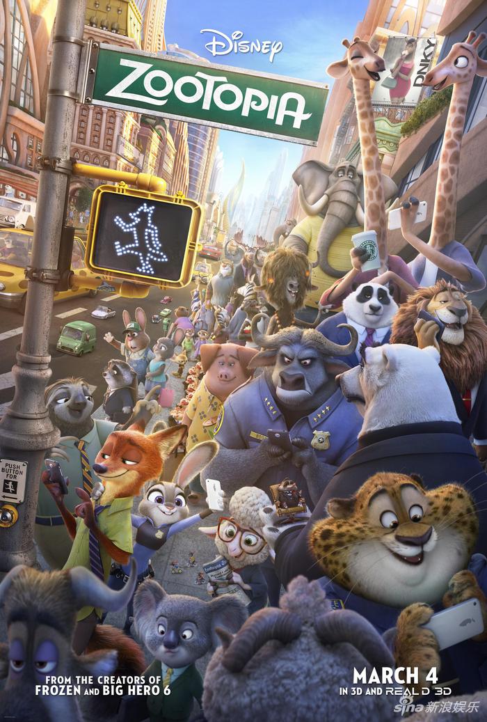 《疯狂动物城》成中国最卖座外片。