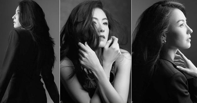 张柏芝曝黑白大片 优雅知性韵味十足