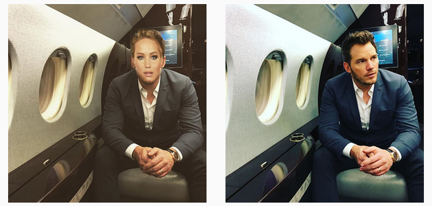 比如把自己的照片P成大表姐