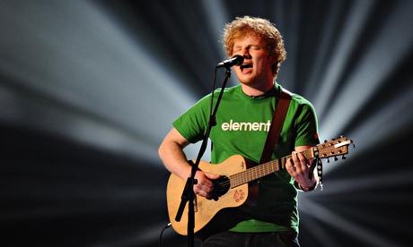 艾德-希兰新歌公告牌夺冠 两首歌入围前十