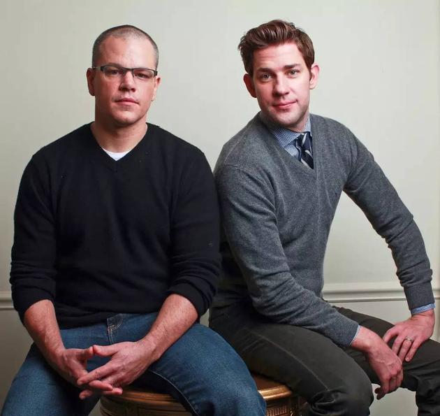 马特·达蒙与约翰·卡拉辛斯基