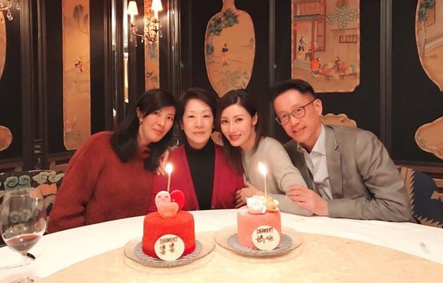 李嘉欣为妈妈庆生