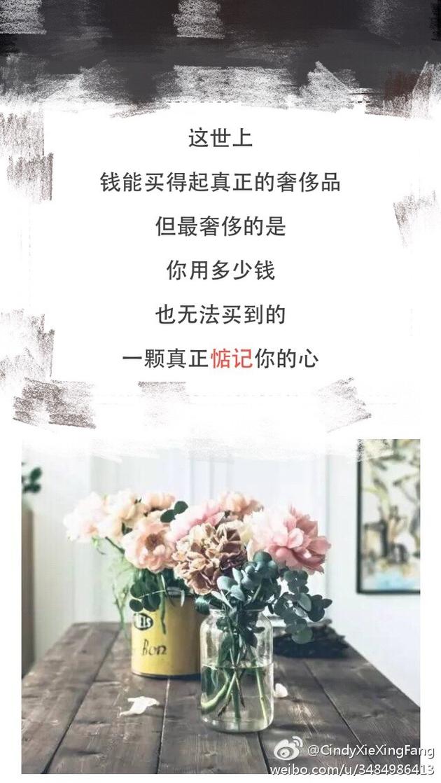 谢杏芳感慨
