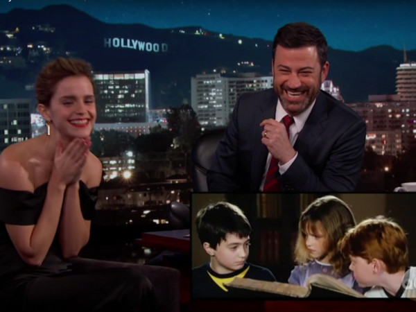 艾玛·沃特森看到16年前的自己脸都红了一大半