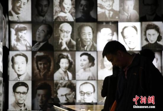 资料图：上海电影百年辉煌历程。中新社发 汤彦俊 摄