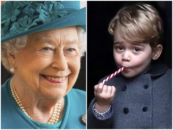 乔治小王子帮英国女王取绰号