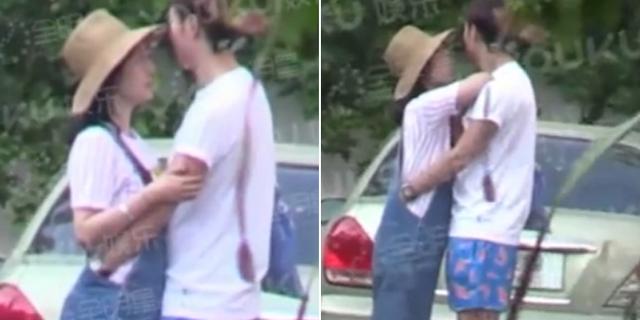 白百何出轨第二弹！当街摸臀