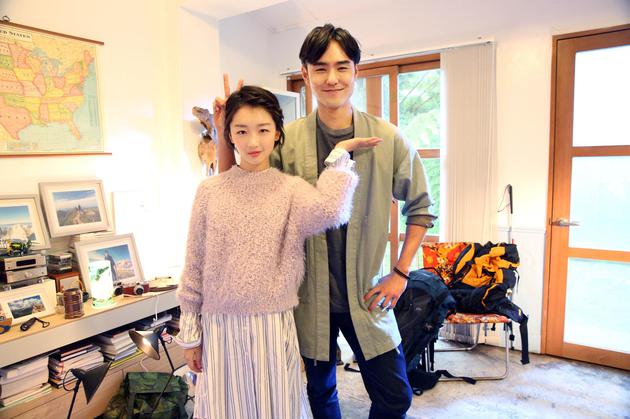 周冬雨阮经天拍摄现场