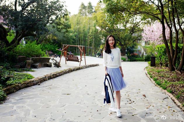 韩雪晒照迷倒粉丝