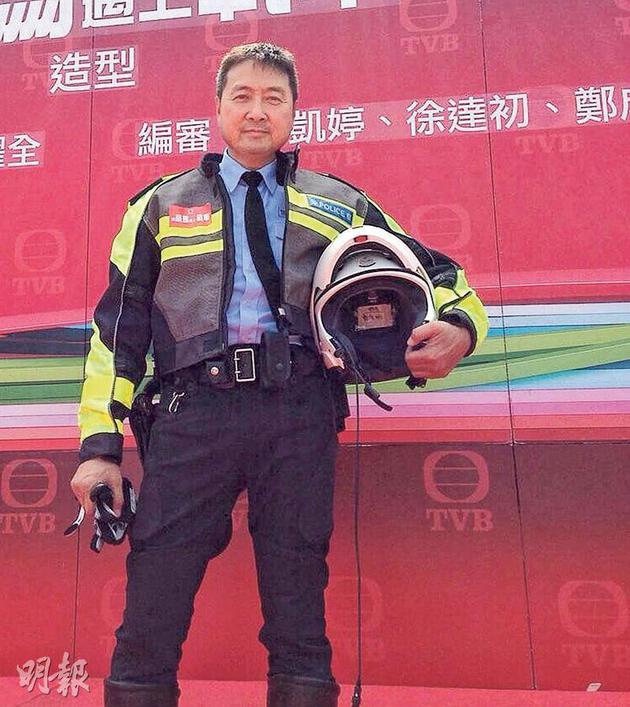 曾守明演警察角色深入民心,是荧幕的御用警察
