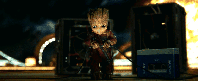 独自舞起来的格鲁特宝宝