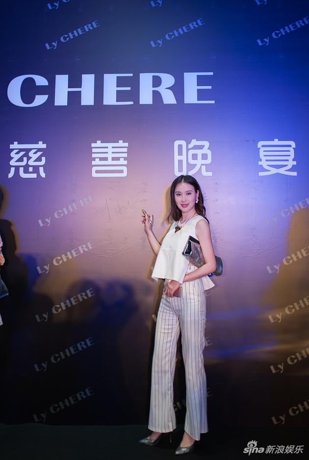 刘小婉亮相慈善晚宴