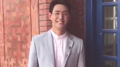 乔楚航帅气空降泰国爱豆月