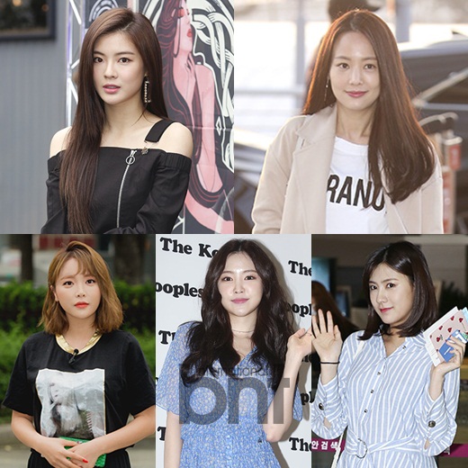 李善彬、孙汝恩、洪真英、Apink 孙娜恩、吴夏荣
