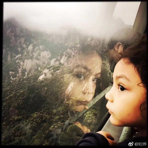霓娜诺一越来越好看！媳妇带娃探班刘烨心情忐忑（图） - 2