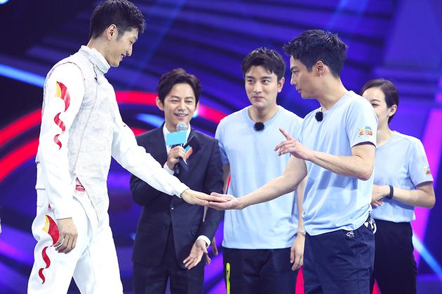 雷声与高圣远准备进行对抗赛