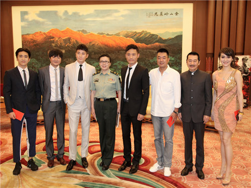 《血战湘江》主创合影