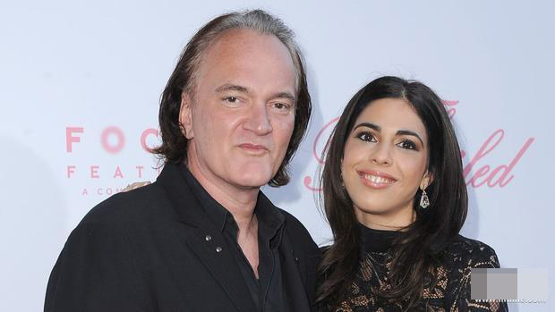 昆汀与女友Daniela Pick 