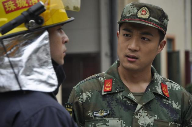 《火红的青春》消防队长张贵森顺利杀青