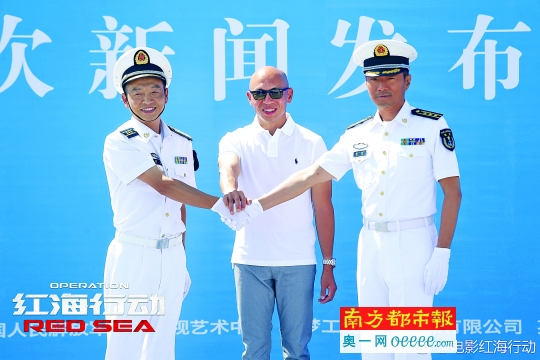 导演林超贤(中)深感压力大