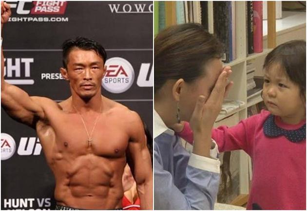 秋成勛2014年回歸格鬥舞臺時,老婆為他心疼流淚