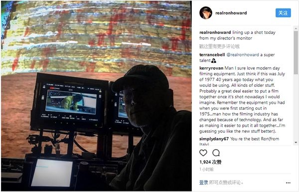 朗·霍华德再度于自己的社交网站上公布了《韩·索罗外传》的片场照