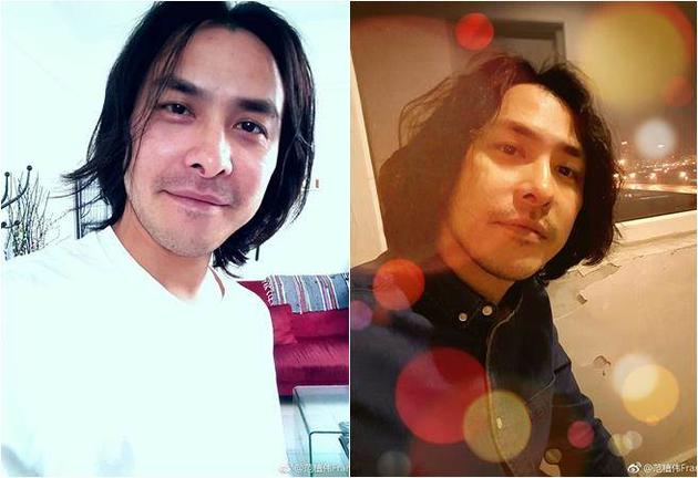 范植伟留起中长发