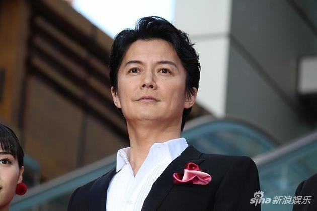 7月31日东京福山雅治出席电影《第三次杀人》完成披露试映会