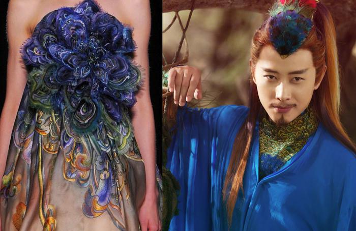 2015年许建树的“敦煌”系列，对比“折颜”造型