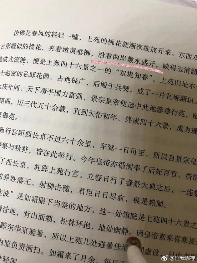 匪我思存发抄袭对比图