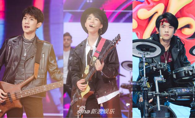 《快乐大本营》TFBOYS秒变摇滚乐队惊艳压轴