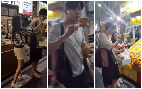 秋瓷炫于晓光吃路边摊