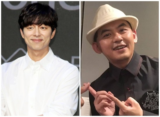 黄子佼（右）和孔刘（左）