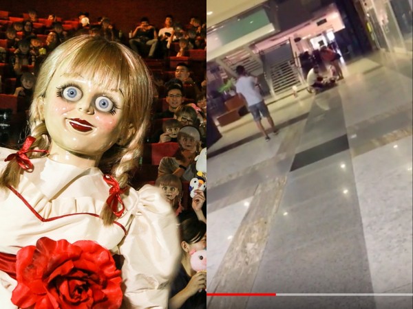 少女看恐怖片倒地惨叫自赏巴掌 网友:被附身了!|恐怖片|巴西|安娜贝尔_新浪娱乐_新浪网