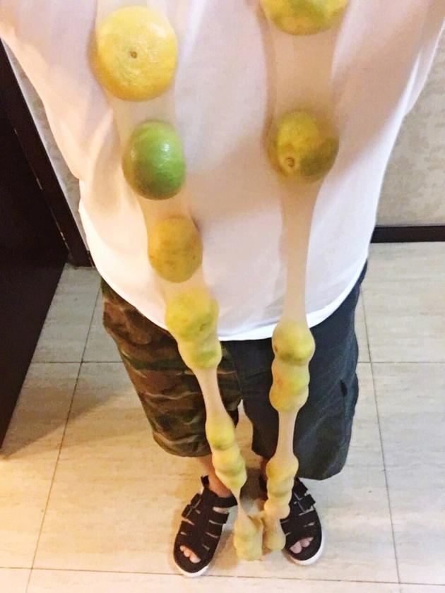 张嘉佳丝袜里装橘子
