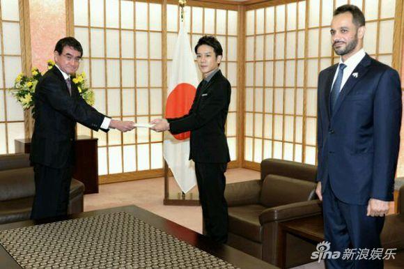 泷泽秀明就任日本阿联酋亲善大使