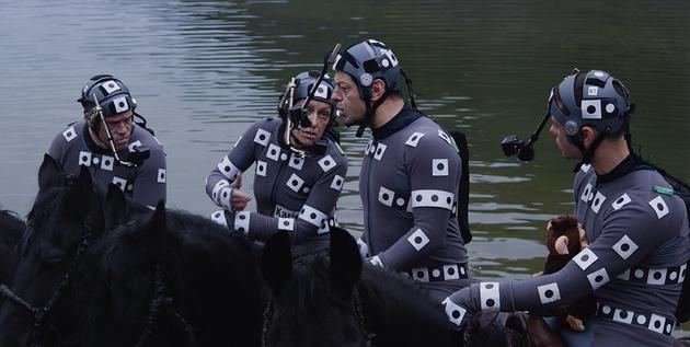 借《猩球崛起》的动作捕捉服做个效果图